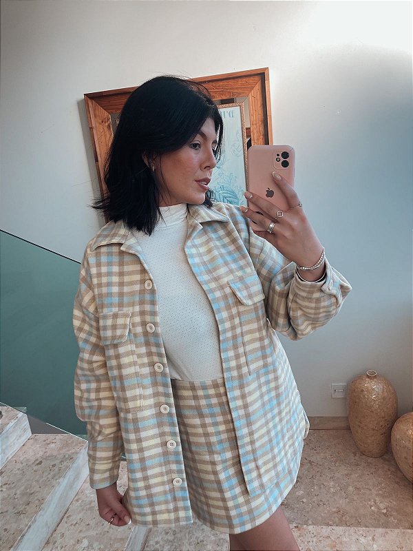 Casaco Xadrez Flanelado