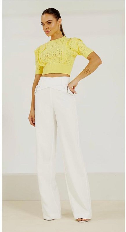 Blusa Tricot Babados