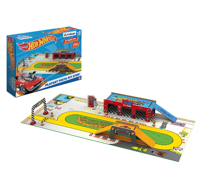 Playset Pista Pit Stop Hot Wheels - Suprafit