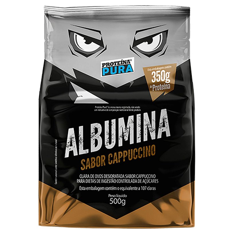 Albumina Desidratada Sabor Cappuccino - SANTO NATURAL