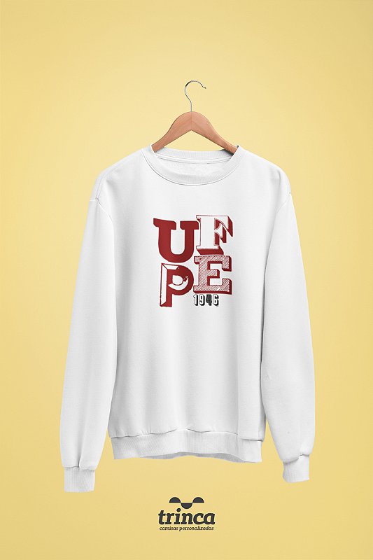 Moletom Básico (Flanelado) Sou Federal UFPE Estampamos a