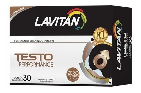 Lavitan Testo Performance Com 30 Comprimidos - Drogaria São Mateus