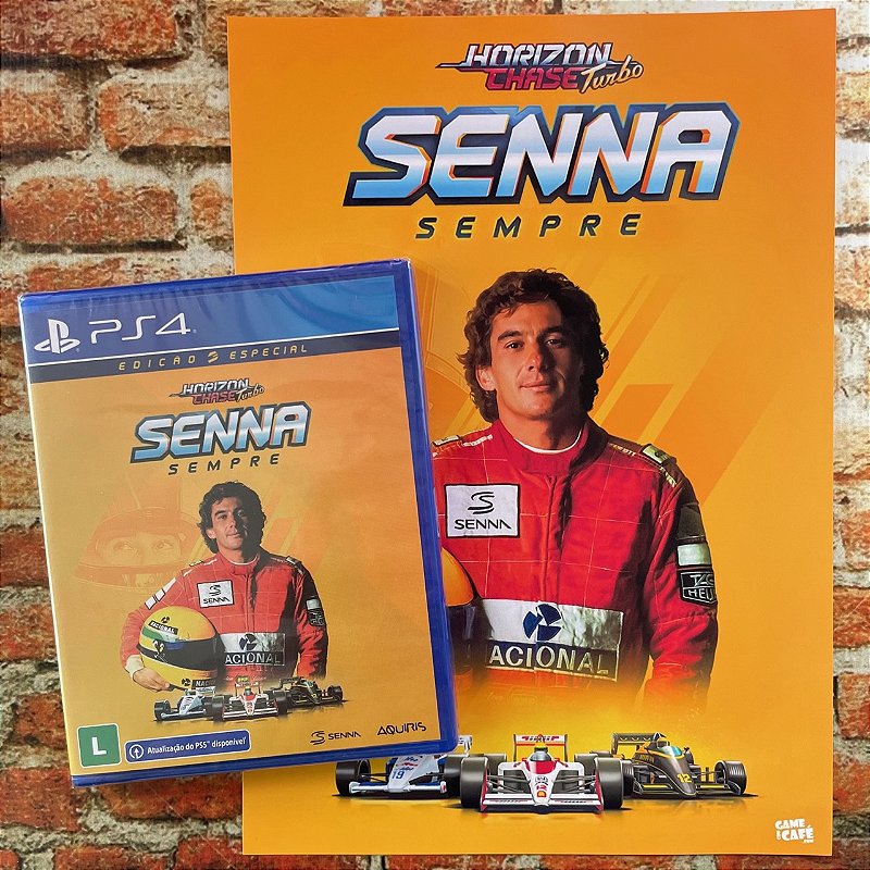 Jogo Horizon Chase Turbo Senna Sempre para PS4