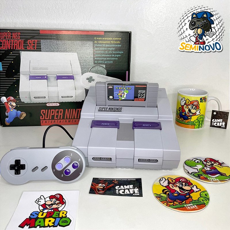 Super Nintendo Baby + Jogo - Game com Café.com