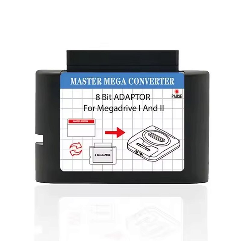 Adaptador de Master System para Mega Drive - Game com Café.com