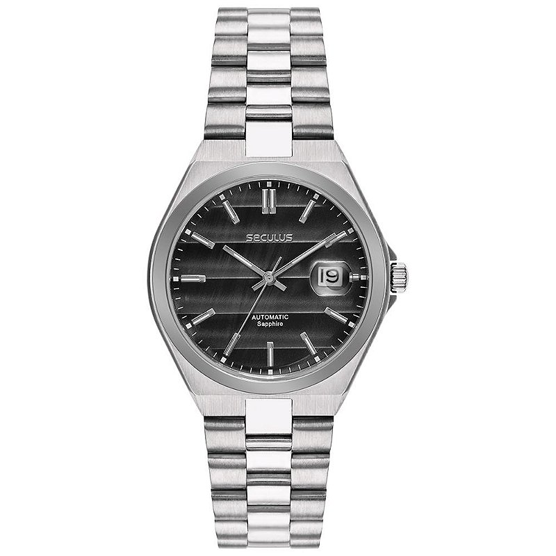 Relógio Seculus Automático 77313G0SVNA1 Prata 40mm Masculino