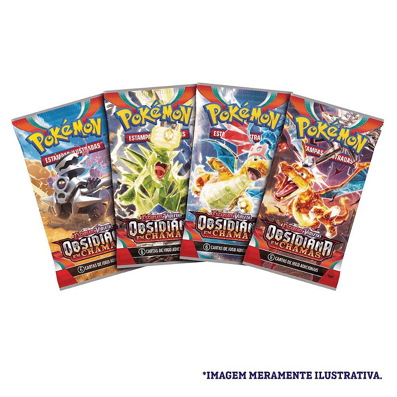 Jogos de Cartas Lata Pokémon Fogo