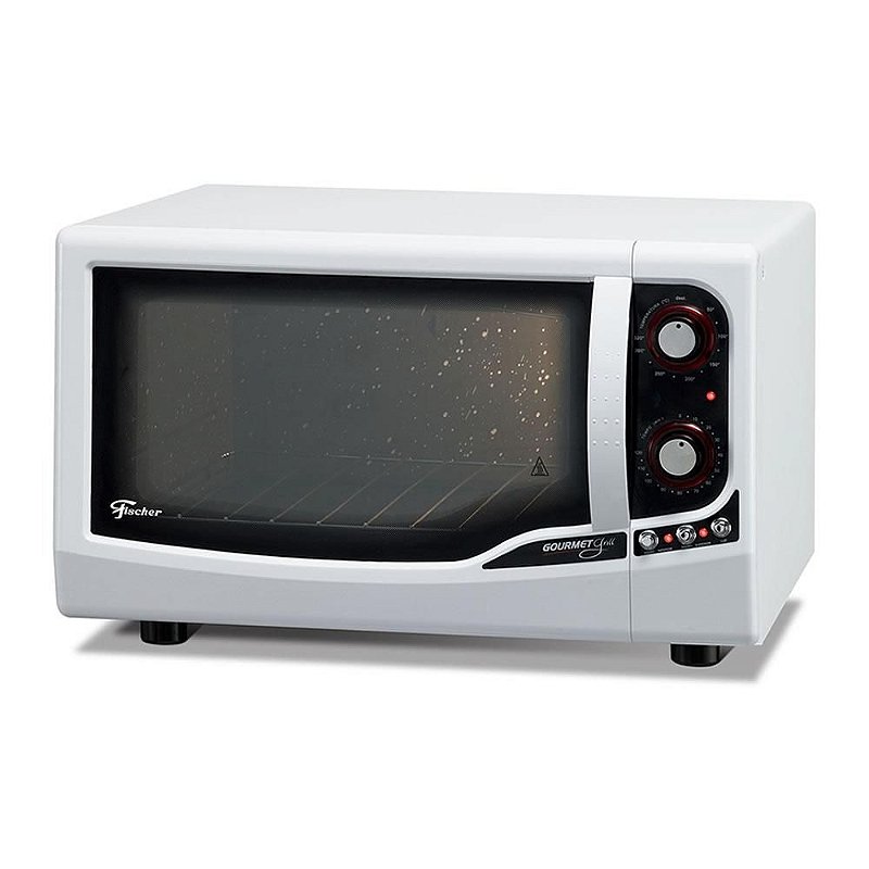Forno Elétrico de Bancada Fischer Gourmet Grill 44 Litros Branco - 220V