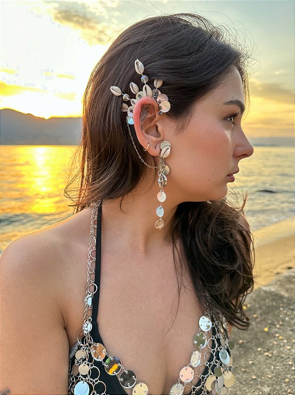 Ear Cuff Búzios Cintilante