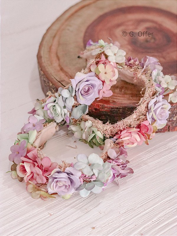 Coroa De Flores Infantil Headband De Flores Encontre Aqui G Offer Acessorios Para Cabelo