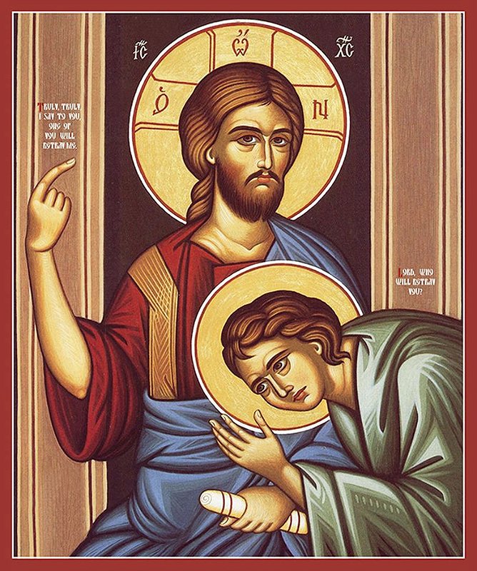 Ícone de João, O DISCÍPULO AMADO de Jesus Spessi Loja de Ícones Bizantinos Arte e Ícone de João, O DISCÍPULO AMADO de Jesus Spessi Loja de Ícones Bizantinos Arte e