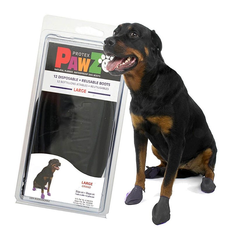 Botas Pawz Dog Paw Protection Botas De Borracha Para Cães