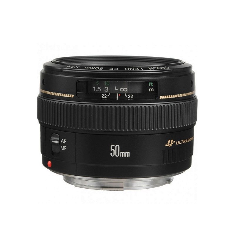Lente Canon 50mm 1.4 USM EF - Seminovo - Phototech Acessórios para