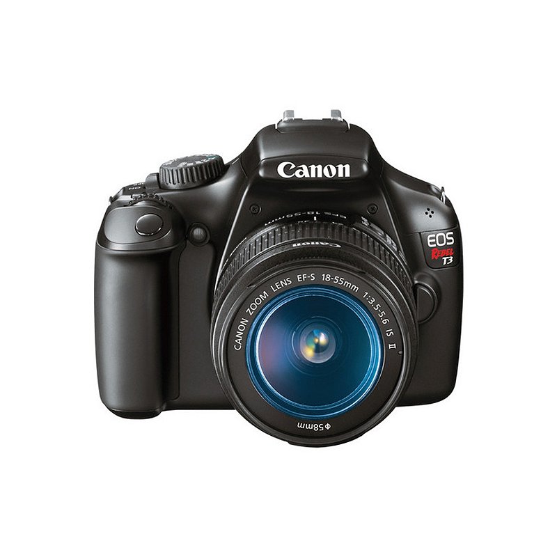 Câmera Canon EOS Rebel T3 + lente 18-55mm - Seminovo - Phototech