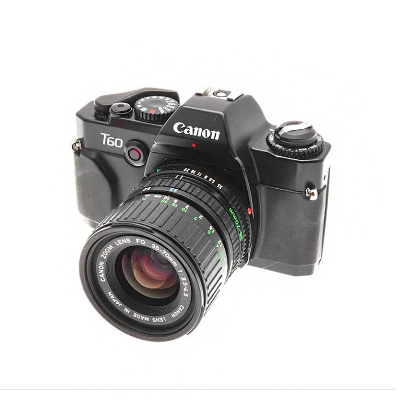 Câmera Analógica Canon T60 + Lente 35-70mm - Seminovo - Phototech