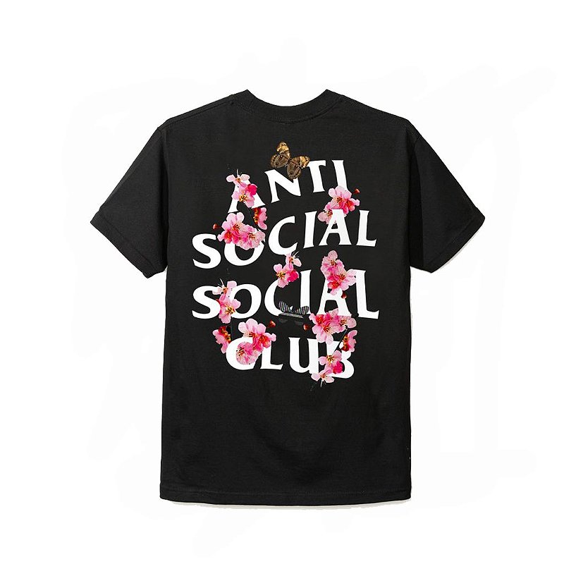 anti social social club kkoch black moletom com capuz