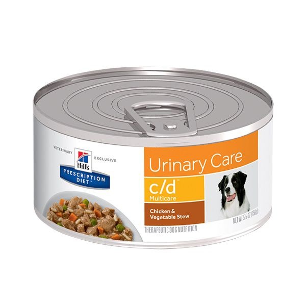 Ração Úmida Hill's Prescription Diet C/D Cuidado Urinário Para Cães Adultos - 156g