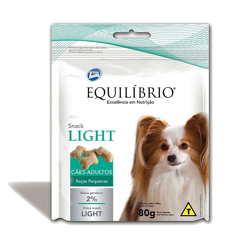 Biscoito Equilíbrio Light para Cães Adultos de Raças Pequenas - 80g