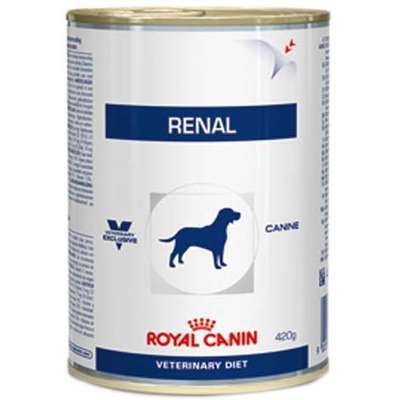 Ração Royal Canin Lata Canine Renal Wet para Cães com Doenças Renais - 410 g