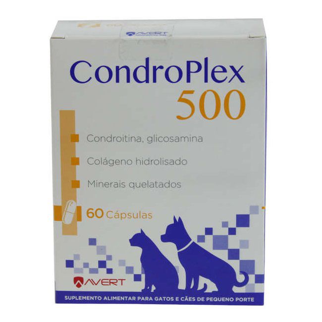 Suplemento Avert Condroplex 500 c/ 60 comprimidos