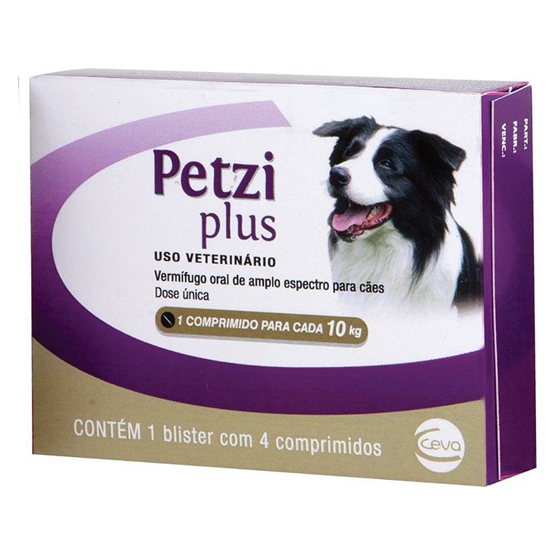 Petzi Plus Ceva para Cães de 5 a 10kg