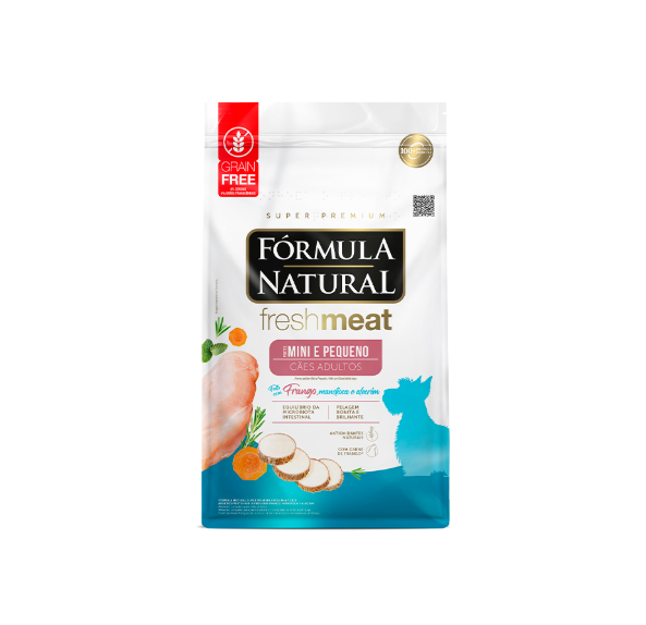 Ração Fórmula Natural Fresh Meat para Cães Adultos de Pequeno Porte 2,5KG