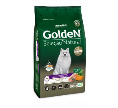 Ração Seca Golden Seleção Natural Frango com Abóbora e Alecrim para Cães Adultos de Pequeno Porte - 3Kg