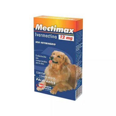 Mectimax Agener União 12mg - Cartela com 4 comprimidos