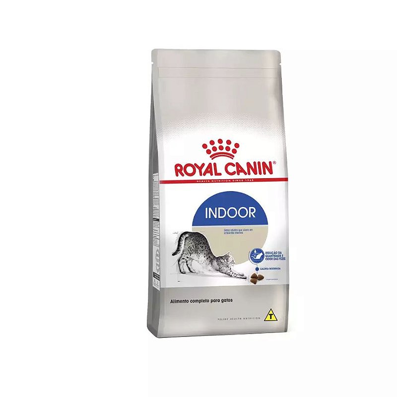 Ração Royal Canin Indoor 400g para Gatos Adultos