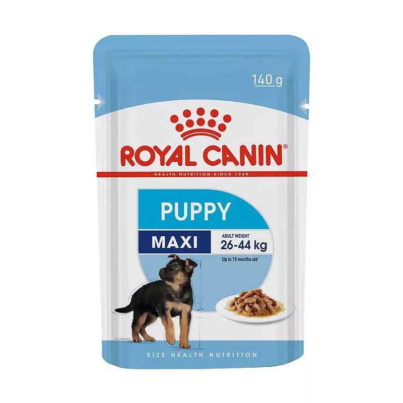 Ração Royal Canin Sachê Size Health Nutrition Puppy Wet para Cães Filhotes Raças Grandes - 140g