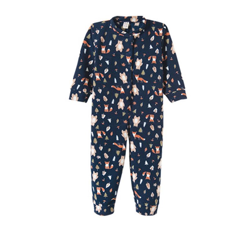 Macacão Soft Térmico Infantil Floresta Pingo Lelê Balaloom Moda Bebê