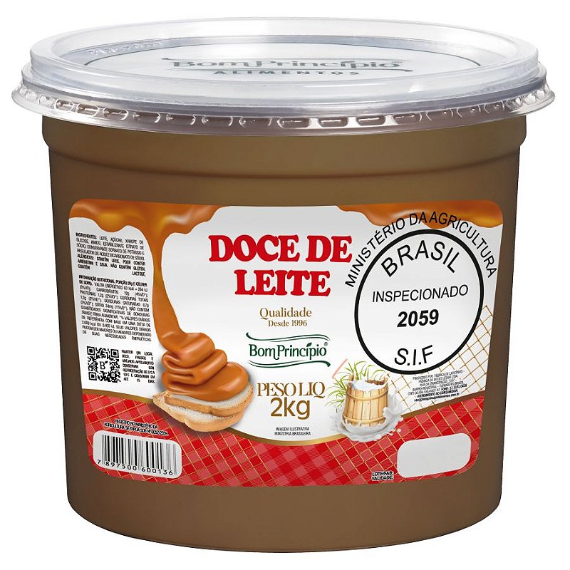 Doce de Leite 2Kg / BOM PRINCÍPIO - Confeitado.com