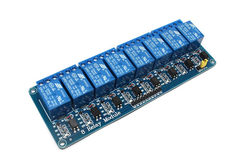 Módulo Relé 8 Canais 5v - 220v/110v 10a - PISCALED, Arduino, Componentes  eletrônicos, Motor de passo