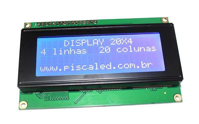 LEDディスプレイ Display LCD 20x04 Backlight Azul - PISCALED | Arduino