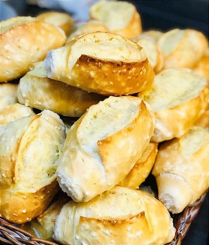 Pão Francês de Tapioca Pré-Assado Congelado Via Pane - 3Kg - IATAGAM ...