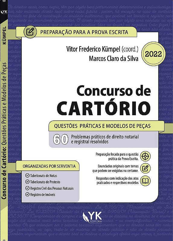 Cartórios 2ª Fase - Guia Prático para Resolução de Questões e Peças  Práticas dos Concursos de Cartórios (2022)