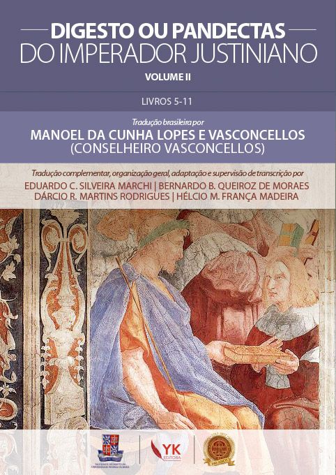 Digesto de Justiniano Vol. II | Direito Romano - YK Editora