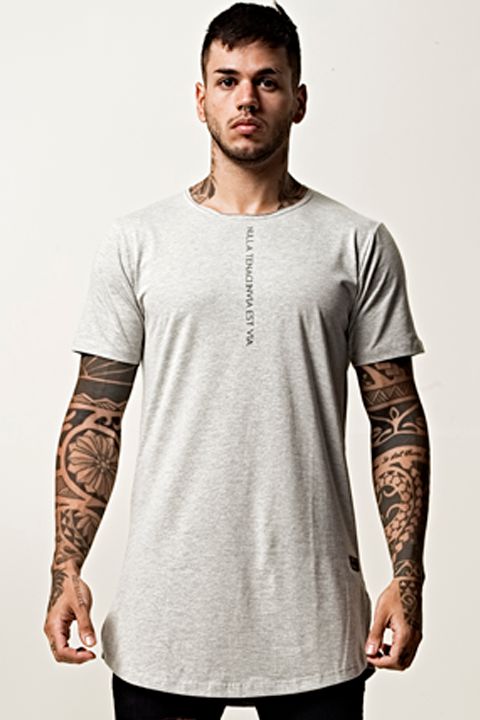 Camiseta Long - Nulla Grey