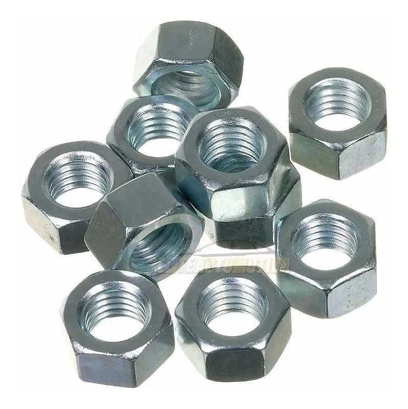 Porca Sextavada Zincada 5/8 CH 15/16 Pct C/ 100 - LUFIX - Mercadão