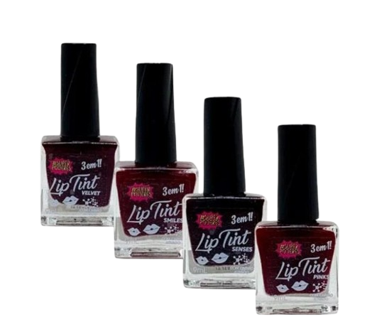 LIP TINT 3 EM 1 - COM CARVÃO ATIVADO / #SUPERPODERES - TOPMAKE