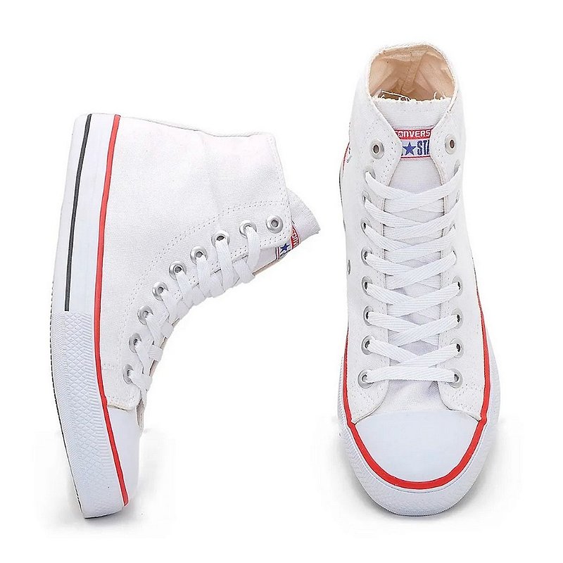 all star branco lona