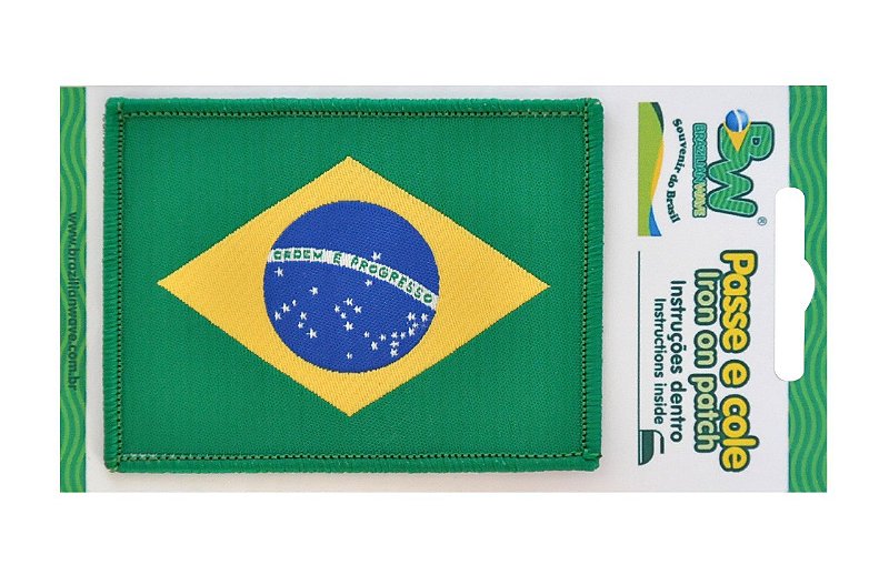 Patches Bandeira Brasil - Brazilian Wave