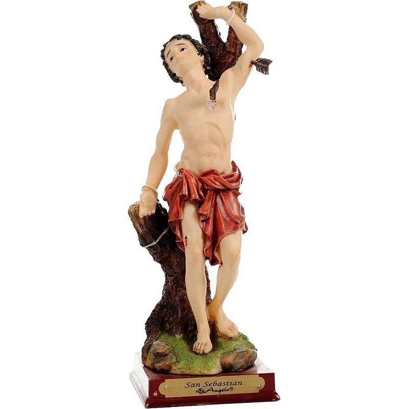 Imagem São Sebastião 20 CM Di Angelo® Saggrada Immagem Todo Santo Ajuda! Imagem São Sebastião 20 CM Di Angelo® Saggrada Immagem Todo Santo Ajuda!