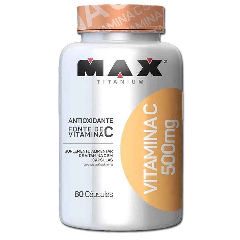 Vitamina C 500mg 60caps - Max Titanium