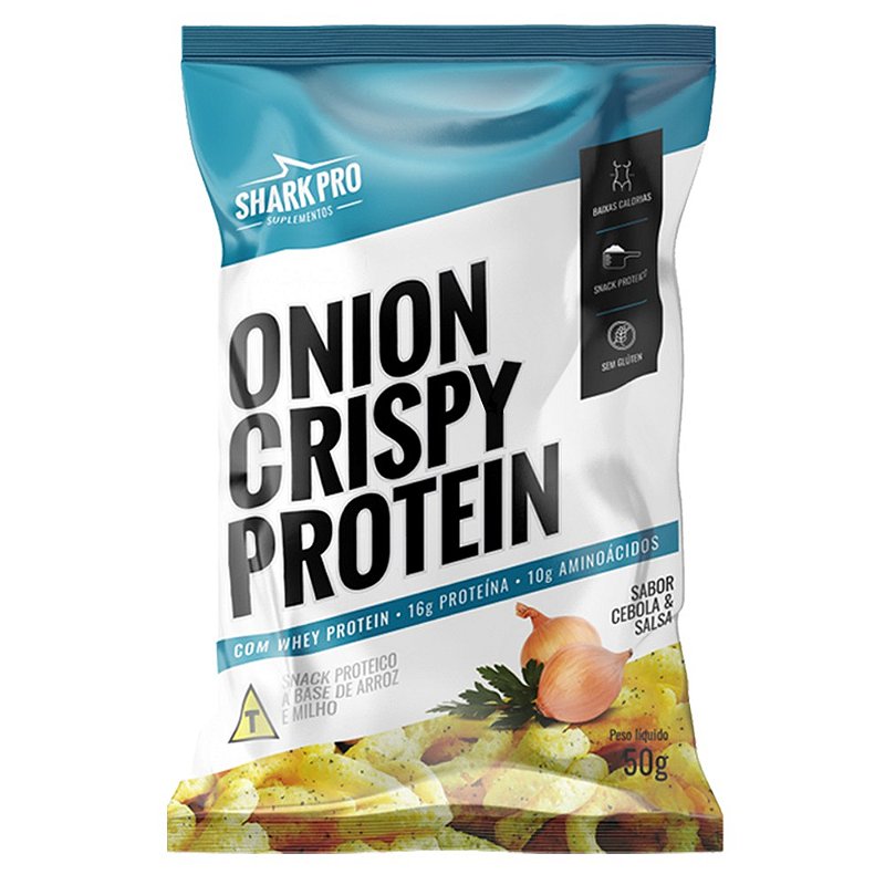 Salgadinho Onion Crispy Protein - Shark Pro 50g