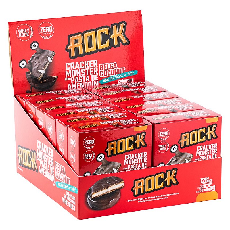 Caixa Cracker 12und 660g - Rock