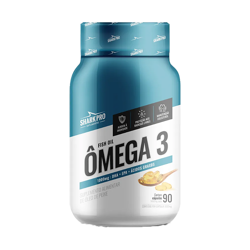 Ômega 3 90caps - Shark Pro - Pote