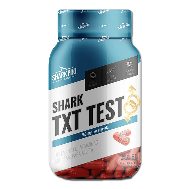 TXT Test 60caps - Shark Pro - Pote