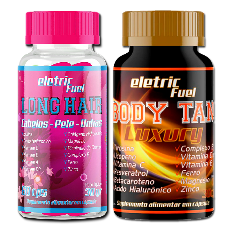 Combo Long Hair + Body Tan - Eletric Fuel