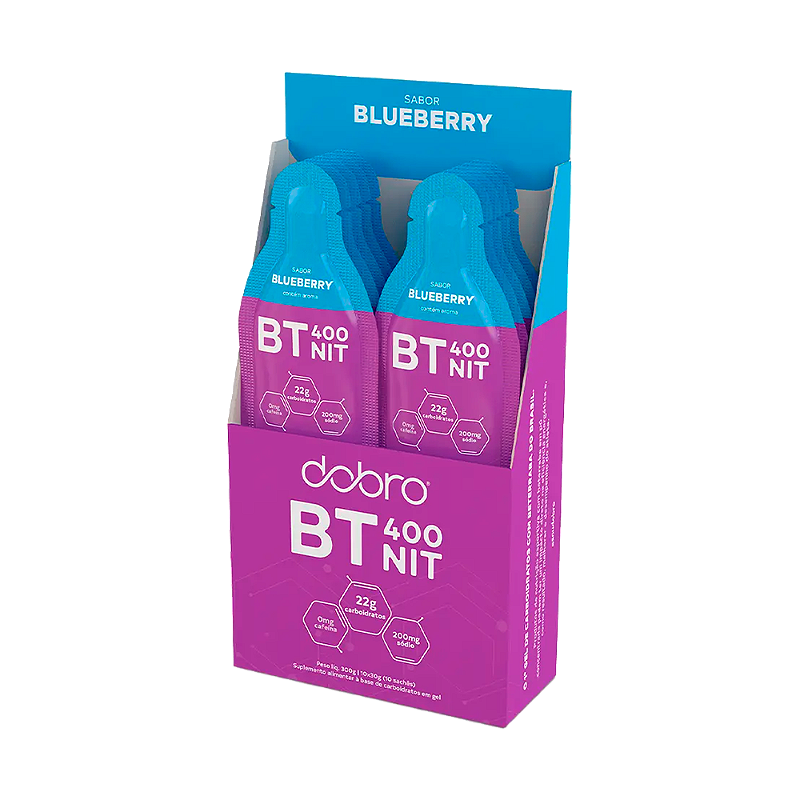 Carboidratos em Gel Dobro Com Nitrato 400mg - Caixa 10 Unidades